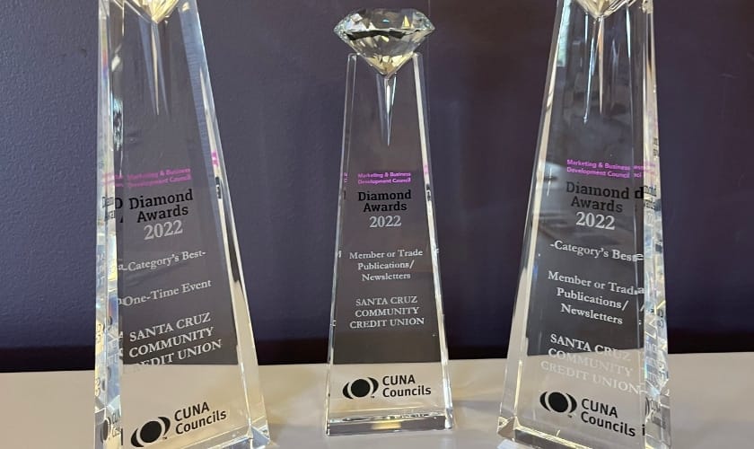 Credit Union Wins Three National Marketing Awards